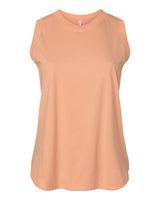 LAT Women's Curvy Relaxed Fine Jersey Tank. 3892 - Peachy