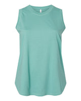 LAT Women's Curvy Relaxed Fine Jersey Tank. 3892 - Saltwater