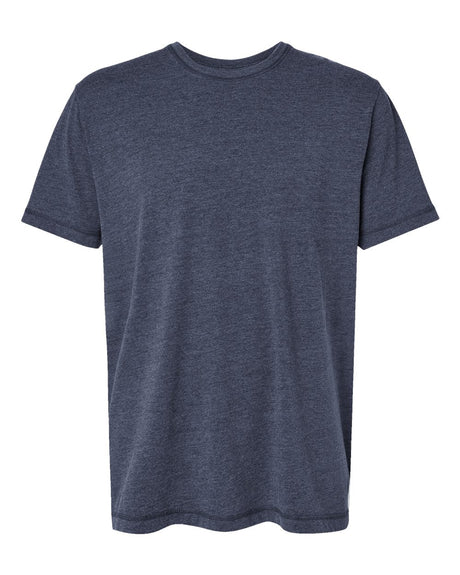 LAT Unisex Vintage Wash Tee. 6902 - Washed Navy
