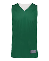 Augusta Sportswear Youth Reversible 2.0 Jersey. 162 - Dark Green/ White