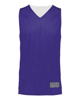Augusta Sportswear Youth Reversible 2.0 Jersey. 162 - Purple/ White