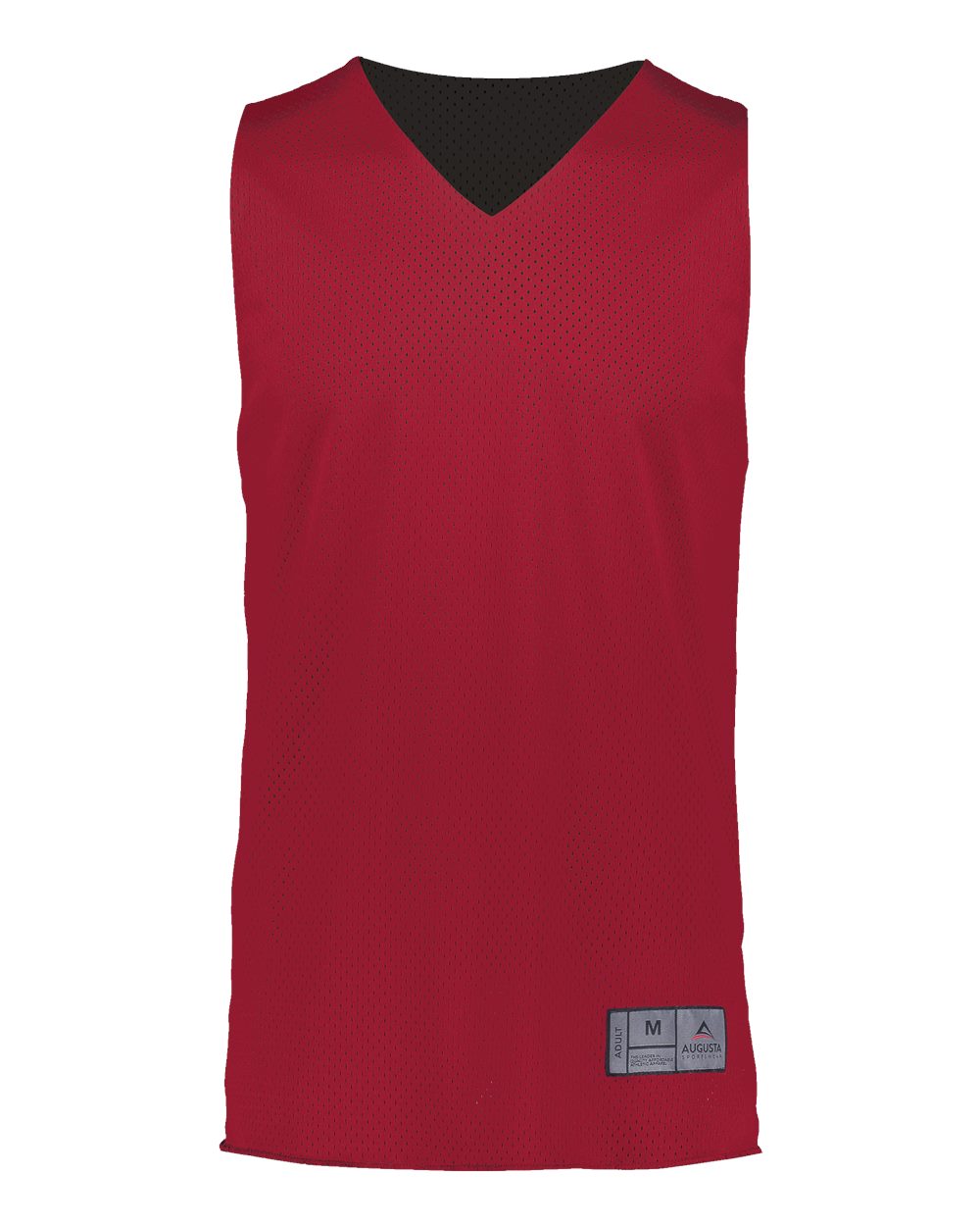 Augusta Sportswear Youth Reversible 2.0 Jersey. 162 - Scarlet/ Black