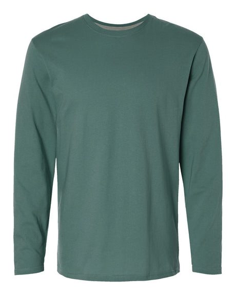 LAT Unisex Fine Jersey Long Sleeve Tee. 6918 - Basil