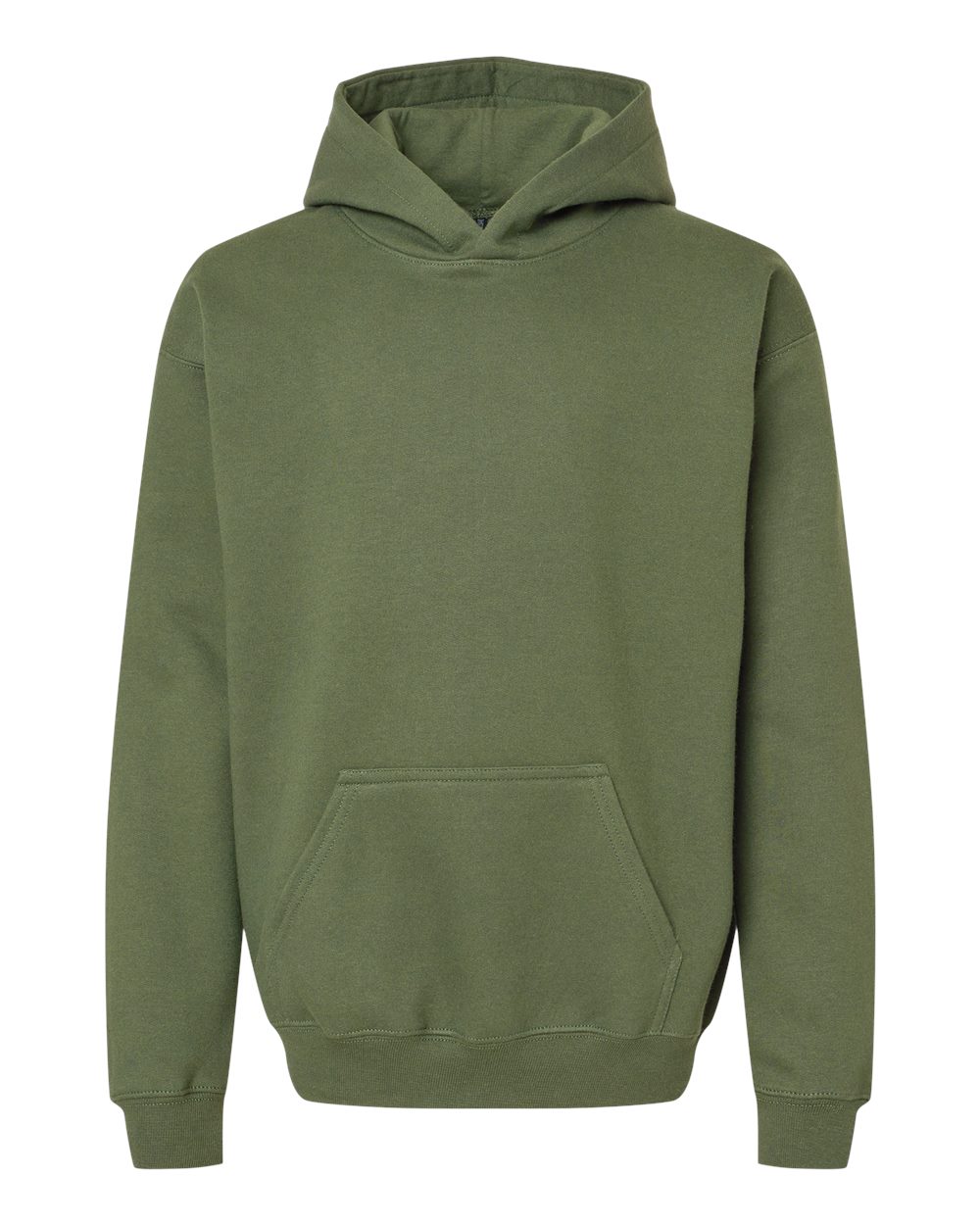 Gildan Youth Softstyle® Midweight Hooded Sweatshirt. SF500B - Military Green