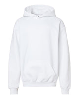 Gildan Youth Softstyle® Midweight Hooded Sweatshirt. SF500B - White