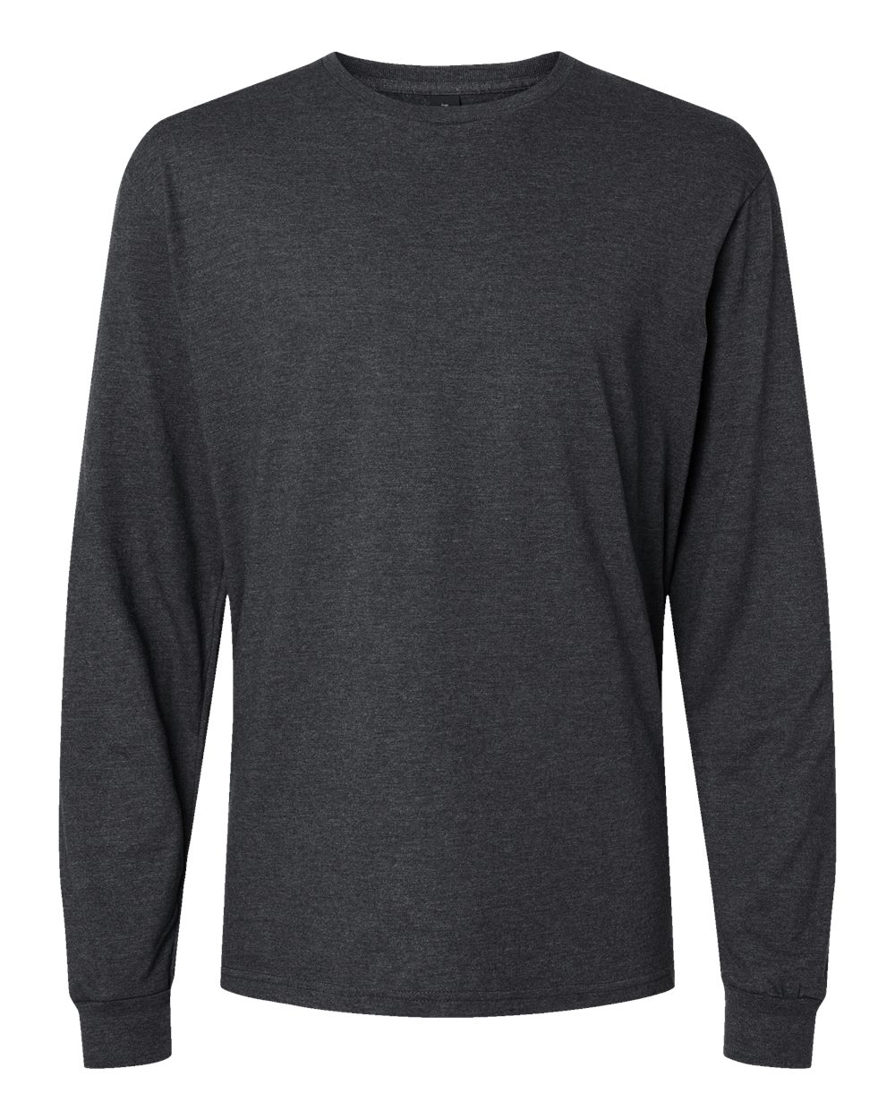 Gildan Unisex Softstyle® CVC Long Sleeve T-Shirt. 64440CVC - Pitch Black Mist