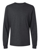 Gildan Unisex Softstyle® CVC Long Sleeve T-Shirt. 64440CVC - Pitch Black Mist