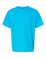 Gildan Youth Softstyle® CVC T-Shirt. 64000BCVC - Caribbean Mist