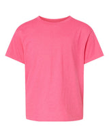 Gildan Youth Softstyle® CVC T-Shirt. 64000BCVC - Pink Lemonade Mist
