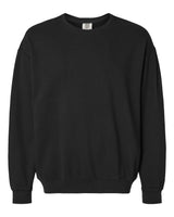 Comfort Colors Unisex Garment-Dyed Lightweight Crewneck Sweatshirt. 1466 - Black