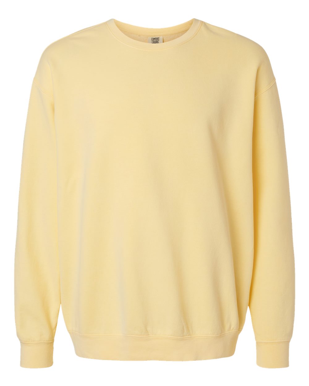 Comfort Colors Unisex Garment-Dyed Lightweight Crewneck Sweatshirt. 1466 - Butter
