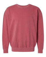 Comfort Colors Unisex Garment-Dyed Lightweight Crewneck Sweatshirt. 1466 - Crimson