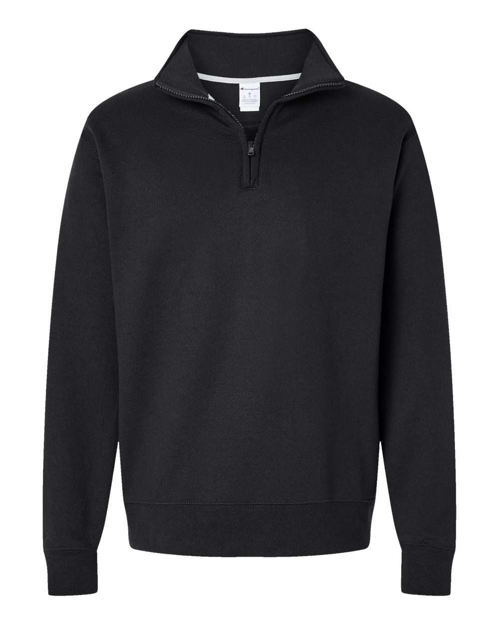 Champion Unisex Powerblend® Quarter-Zip Pullover. S450 - Black