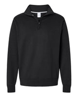 Champion Unisex Powerblend® Quarter-Zip Pullover. S450 - Black