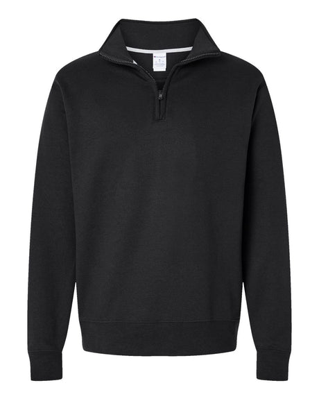 Champion Unisex Powerblend® Quarter-Zip Pullover. S450 - Black