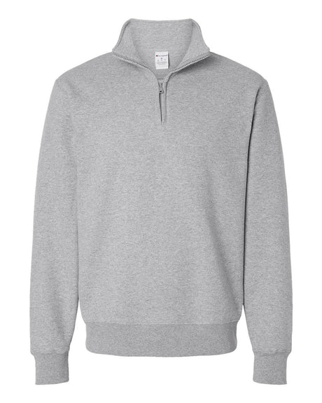 Champion Unisex Powerblend® Quarter-Zip Pullover. S450 - Light Steel