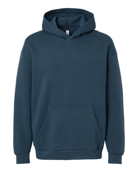 American Apparel Unisex ReFlex Fleece Hoodie Sweatshirt. RF498 - Sea Blue