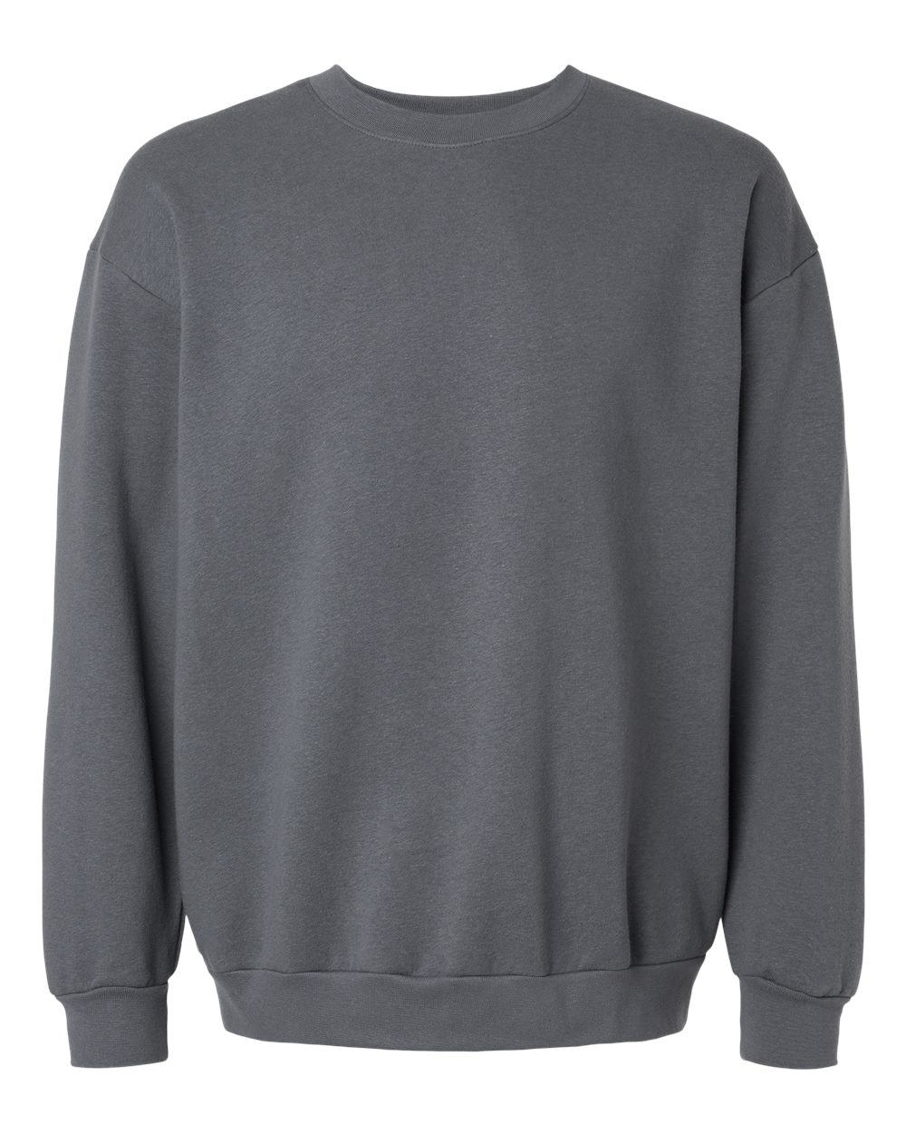 American Apparel Unisex ReFlex Fleece Crewneck Sweatshirt. RF496 - Asphalt