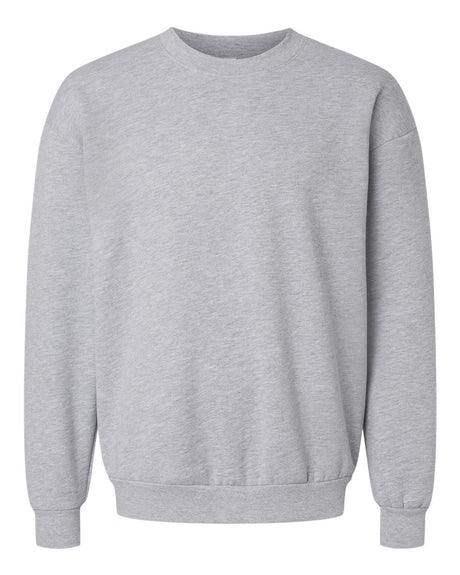 American Apparel Unisex ReFlex Fleece Crewneck Sweatshirt. RF496 - Heather Grey