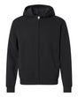American Apparel Unisex ReFlex Fleece Full-Zip Hoodie Sweatshirt. RF497 - Black