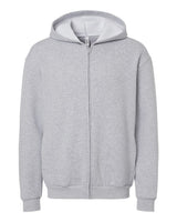 American Apparel Unisex ReFlex Fleece Full-Zip Hoodie Sweatshirt. RF497 - Heather Grey