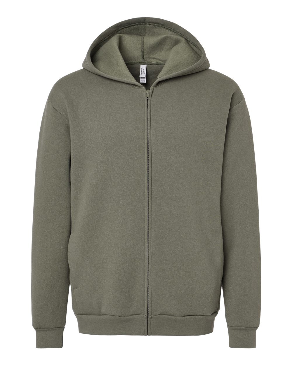 American Apparel Unisex ReFlex Fleece Full-Zip Hoodie Sweatshirt. RF497 - Lieutenant