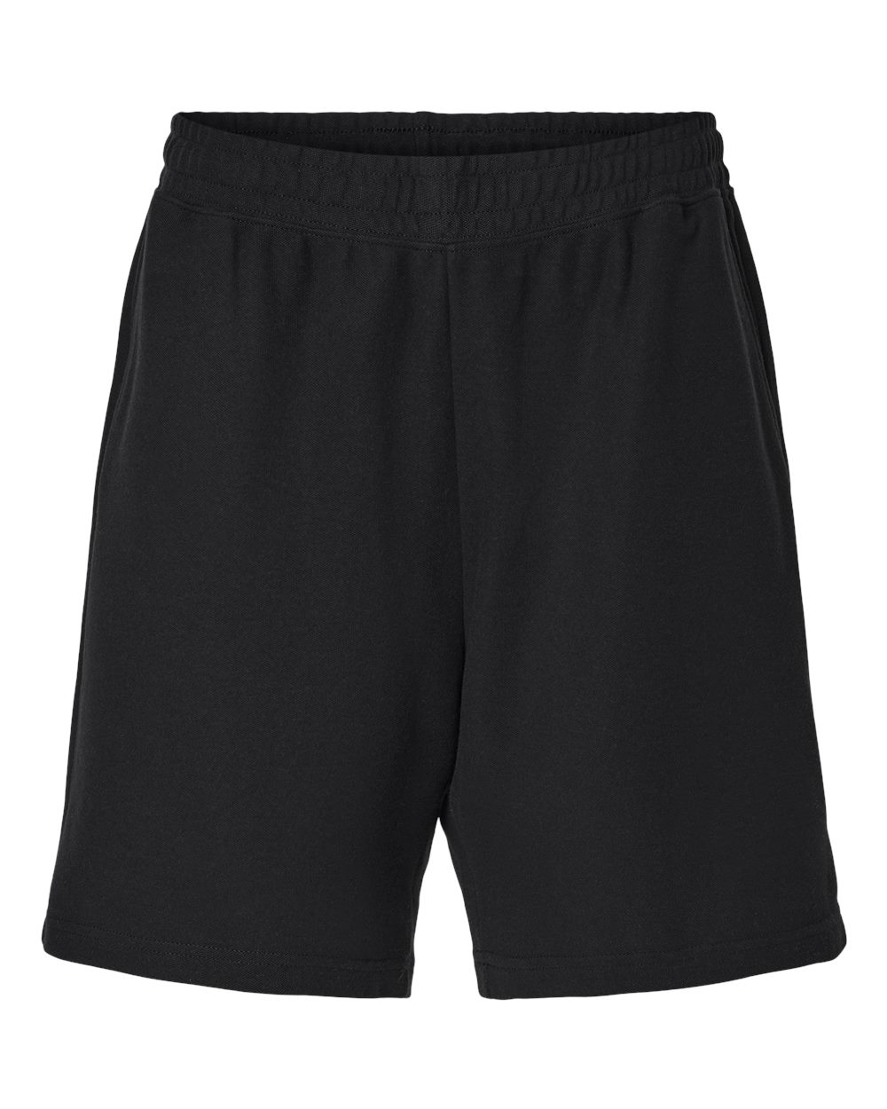 American Apparel Unisex Pique Gym Shorts. 2PQ - Black