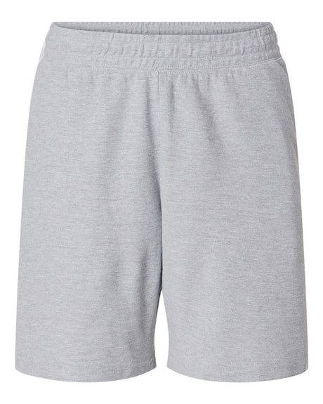 American Apparel Unisex Pique Gym Shorts. 2PQ - Heather Grey