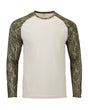 Paragon Men's Jackson Mossy Oak Colorblocked Long Sleeve T-Shirt. 236 - Bottomland
