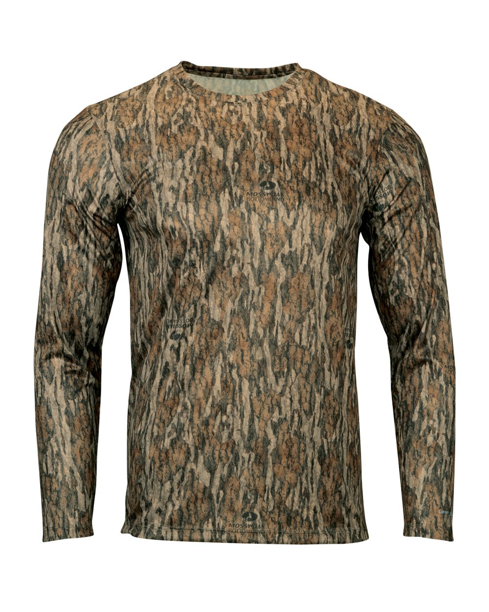 Paragon Men's Oxford Performance Camo Print Long Sleeve T-Shirt. 237 - Bottomland