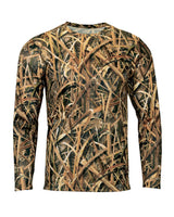 Paragon Men's Oxford Performance Camo Print Long Sleeve T-Shirt. 237 - Shadow Grass