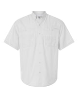 Paragon Men's Hatteras Performance Short Sleeve Fishing Shirt. 700 - Aluminum