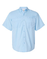 Paragon Men's Hatteras Performance Short Sleeve Fishing Shirt. 700 - Blue Mist