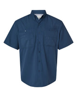 Paragon Men's Hatteras Performance Short Sleeve Fishing Shirt. 700 - Navy