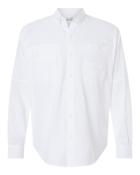 Paragon Men's Kitty Hawk Performance Fishing Shirt. 702 - White