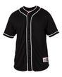 Alleson Athletic Unisex Diamond Jersey. 52MBBJ - Black/ White