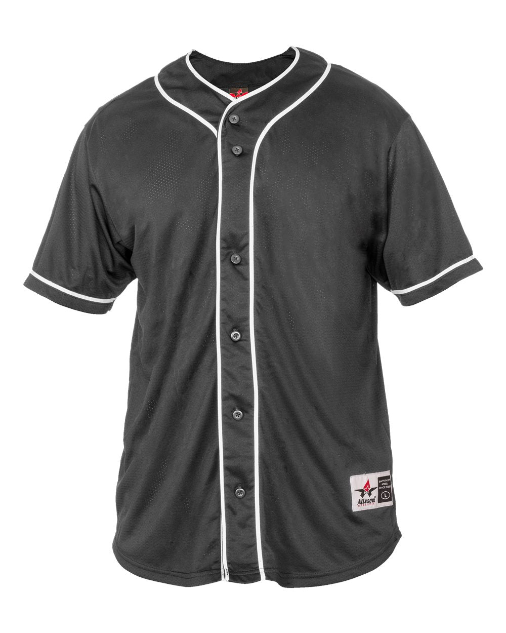 Alleson Athletic Unisex Diamond Jersey. 52MBBJ - Charcoal/ White