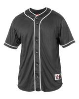 Alleson Athletic Unisex Diamond Jersey. 52MBBJ - Charcoal/ White