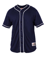 Alleson Athletic Unisex Diamond Jersey. 52MBBJ - Navy/ White