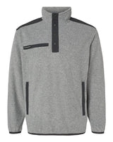 DRI DUCK Men's Ranger Melange Fleece Pullover. 7353 - Platinum