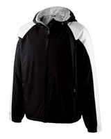 Holloway Youth Homefield Hooded Jacket. 229211 - Black/ White