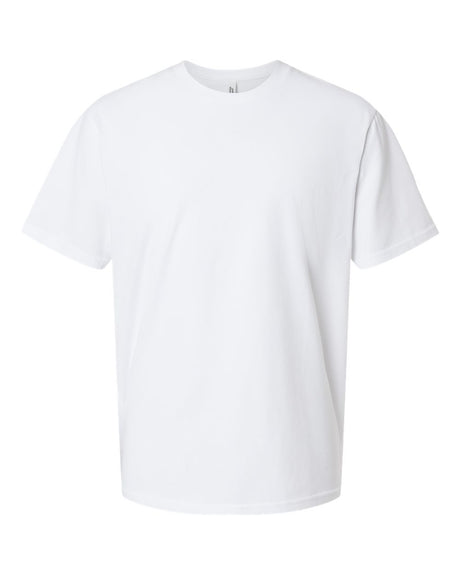 American Apparel Unisex Sueded Tee. 5389 - Sueded White