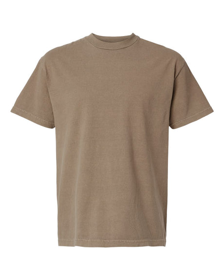 American Apparel Unisex Heavyweight Cotton Garment-Dyed Tee. 1301GD - Faded Brown