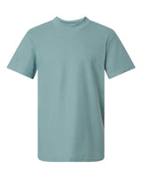 American Apparel Unisex Pique Mock Neck Tee. 1PQ - Arctic