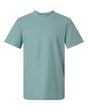 American Apparel Unisex Pique Mock Neck Tee. 1PQ - Arctic