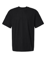 American Apparel Unisex Pique Mock Neck Tee. 1PQ - Black