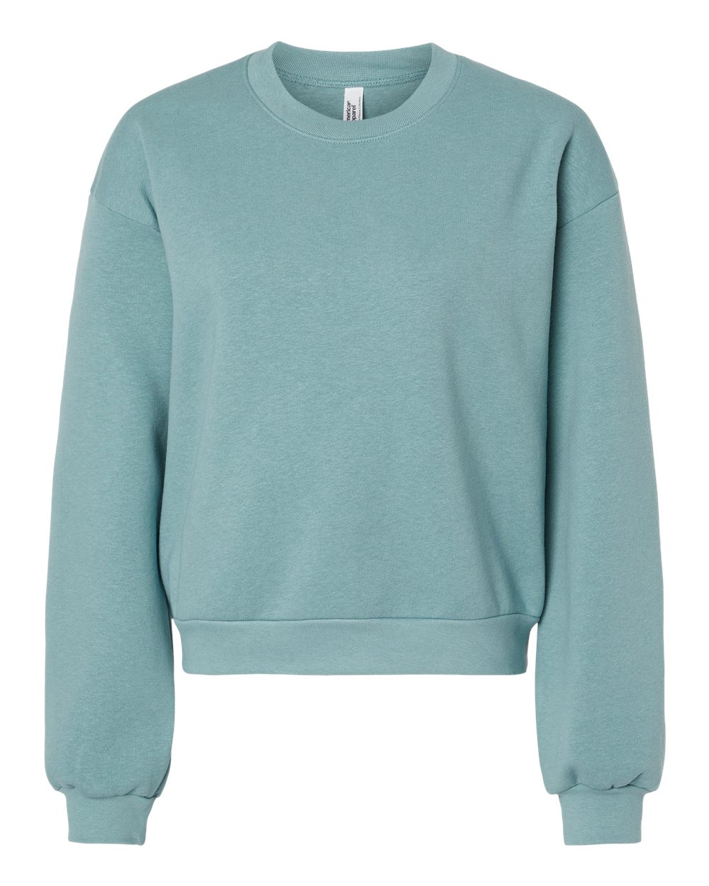 American Apparel Women's ReFlex Fleece Crewneck Sweatshirt. RF494 - Arctic