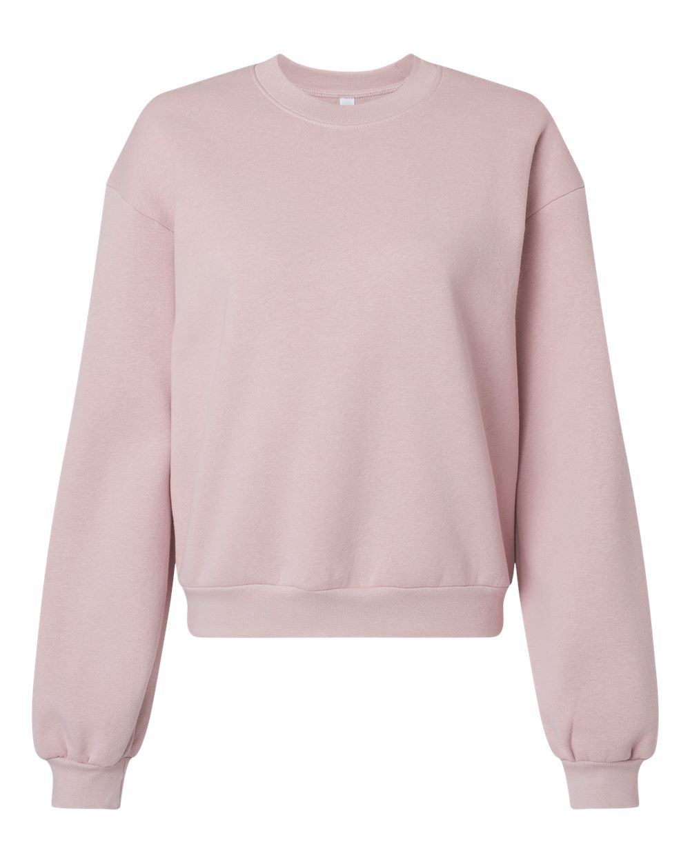 American Apparel Women's ReFlex Fleece Crewneck Sweatshirt. RF494 - Blush