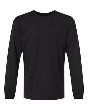 Next Level Youth Cotton Long Sleeve Tee. 3311 - Black