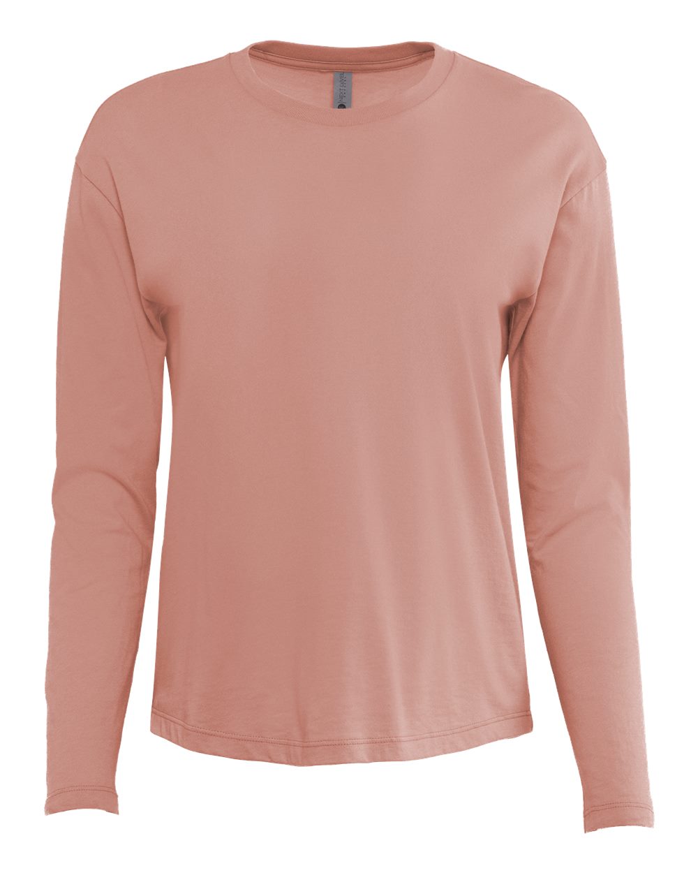 Next Level Women's Cotton Relaxed Long Sleeve Tee. 3911 - Desert Pink